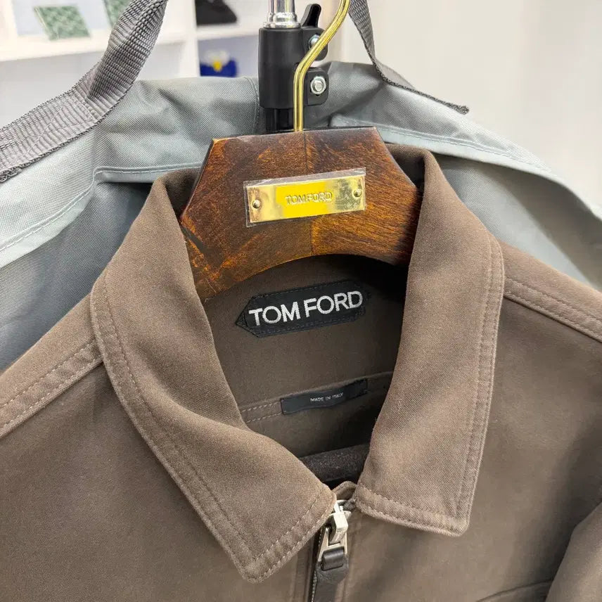 [BUNJANG] Tom Ford Cotton Brushed Trucker Jacket / 톰포트 코튼 브러시드 트리커 자켓