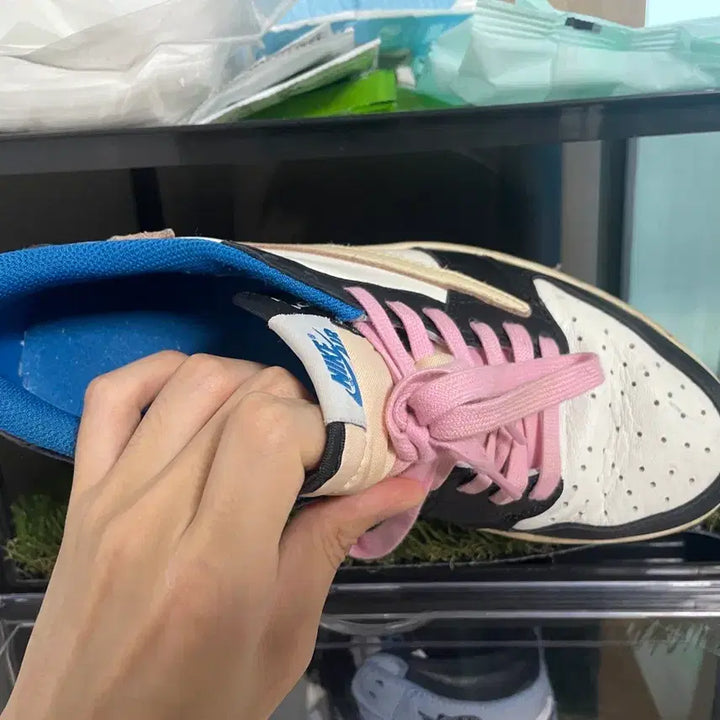 [BUNJANG] Nike Jordan 1 Travis Scott Fragment Retro Low 255 / 나이키 조던1 트래비스 스캇 프라그먼트 레트로 로우 255