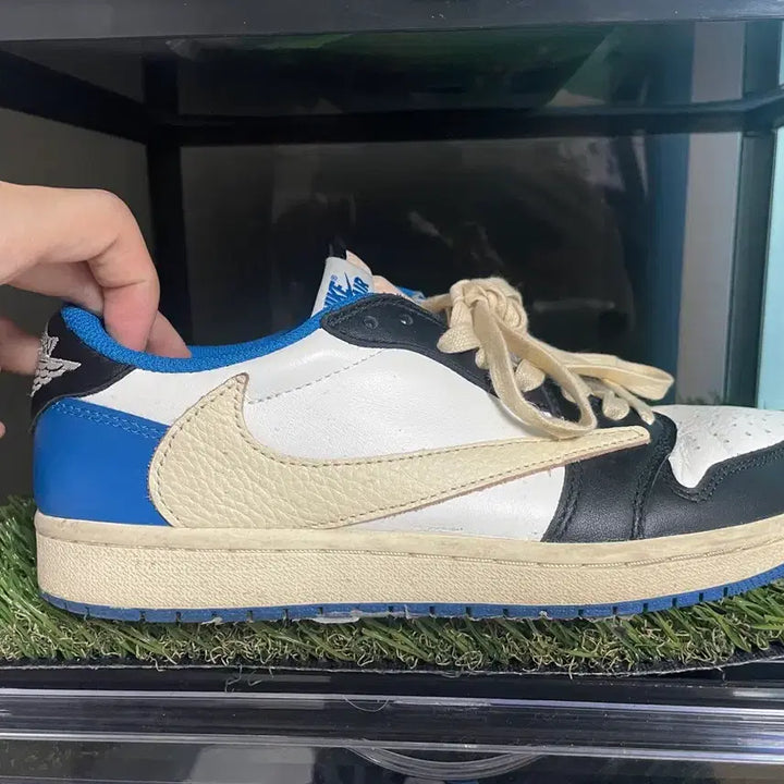 [BUNJANG] Nike Jordan 1 Travis Scott Fragment Retro Low 255 / 나이키 조던1 트래비스 스캇 프라그먼트 레트로 로우 255