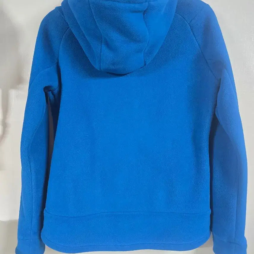 [BUNJANG] Descente Blue Fleece Hooded Zip-up / 데상트 블루 후리스 후드집업