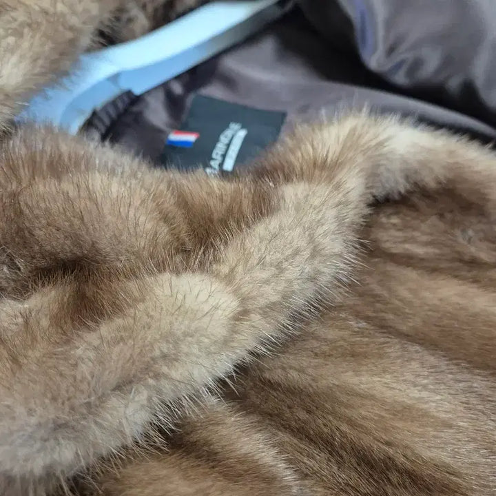 [BUNJANG] Mink Coat Size 66 / 후드 밍크 코트 66사이즈