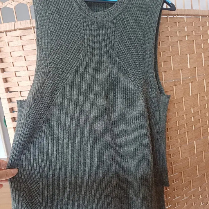 [BUNJANG] Free Knit Vest / 니트 베스트 조끼 Free