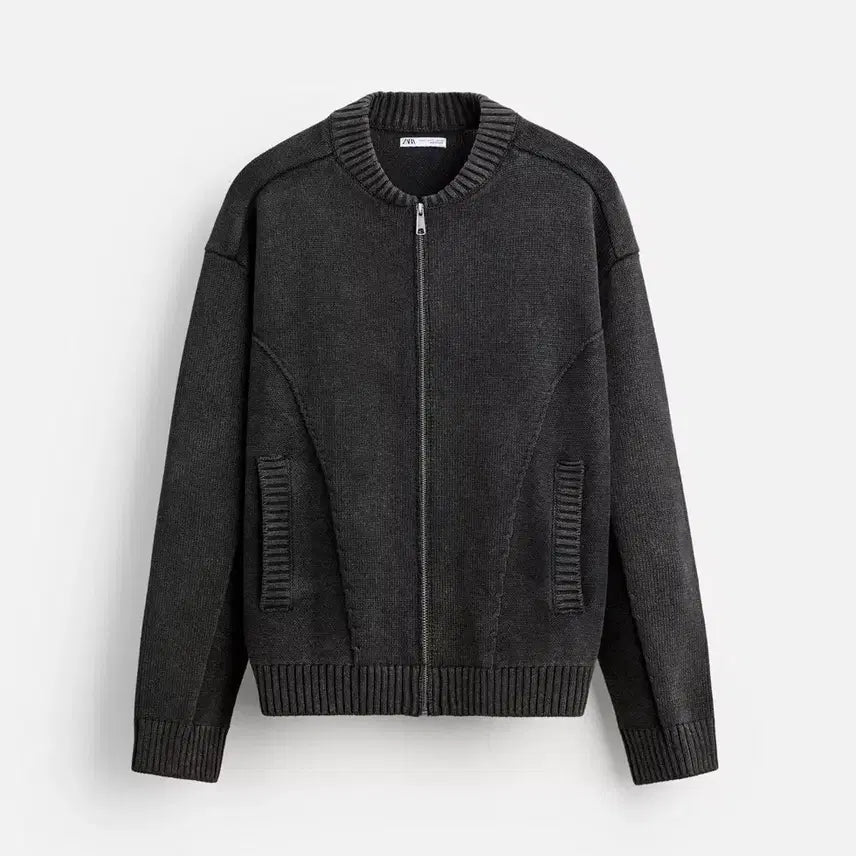 [BUNJANG] ZARA Knit Zipper Jacket / 자라 니트 지퍼 자켓