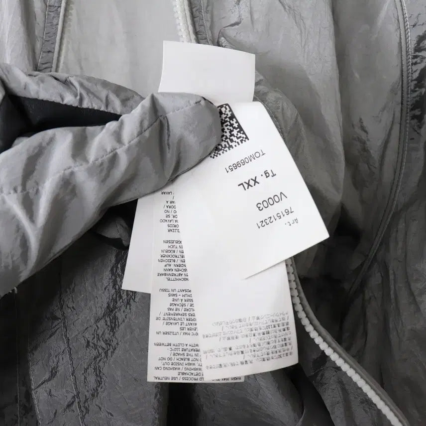 [BUNJANG] Stone Island Nylon Metal Overshirt Silver XXL / 스톤아일랜드 나일론메탈 오버셔츠 실버 XXL팝니다.