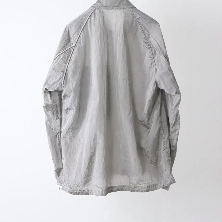 [BUNJANG] Stone Island Nylon Metal Overshirt Silver XXL / 스톤아일랜드 나일론메탈 오버셔츠 실버 XXL팝니다.