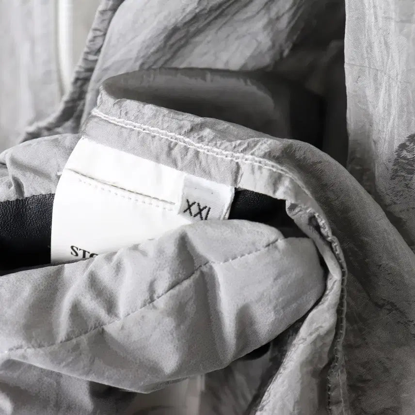 [BUNJANG] Stone Island Nylon Metal Overshirt Silver XXL / 스톤아일랜드 나일론메탈 오버셔츠 실버 XXL팝니다.