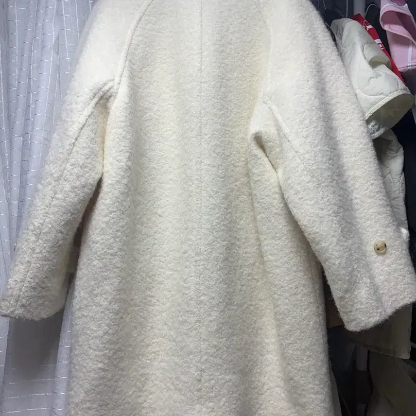 [BUNJANG] Dunst Alpaca Coat Ivory / 던스트 알파카 코트 아이보리