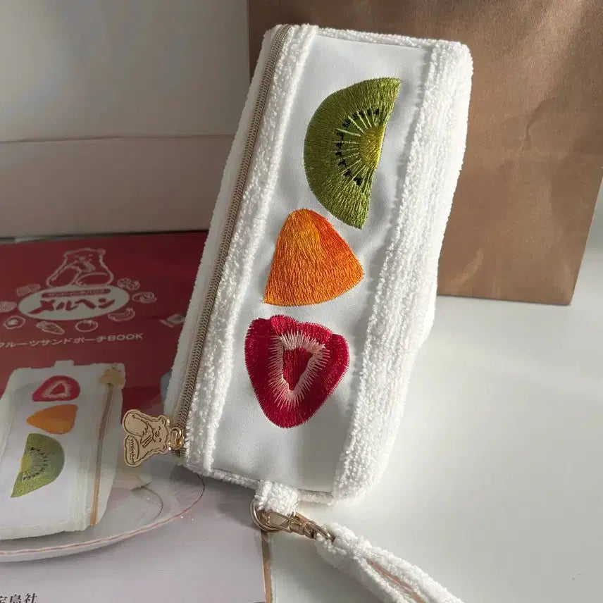 [BUNJANG] Merhen Fruit Sando Bread Pouch / 메르헨 일본 후르츠산도 빵 파우치