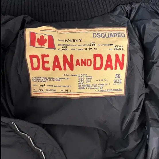 [BUNJANG] Dsquared2 Coll Minner Padded Jacket (Black, Size 50) / 디스퀘어드2 콜마이너 패딩 50사이즈 블랙