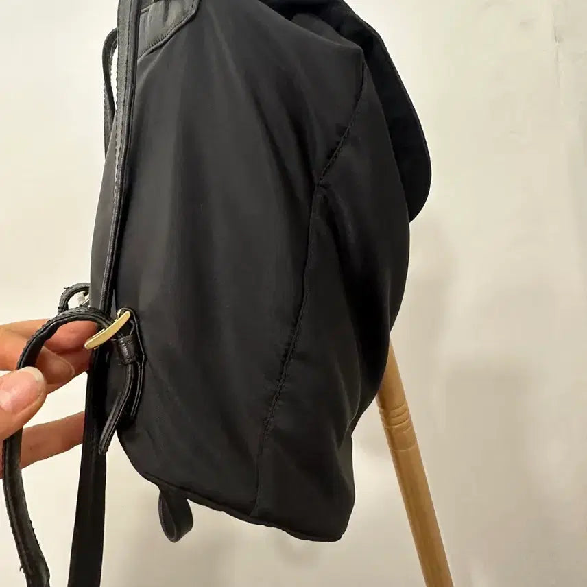 [BUNJANG] Prada Vintage Plate Logo Nylon Mini Backpack 23cm / 정품 프라다 빈티지 플레이트 로고 나일론 미니 백팩 가로23