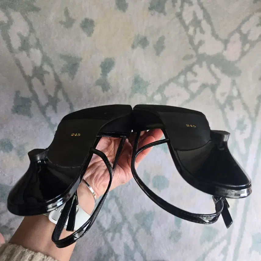 [BUNJANG] BMUSE Black Slingback 245mm / 비뮤즈 (현 베뉴엣)블랙 슬링백 245mm