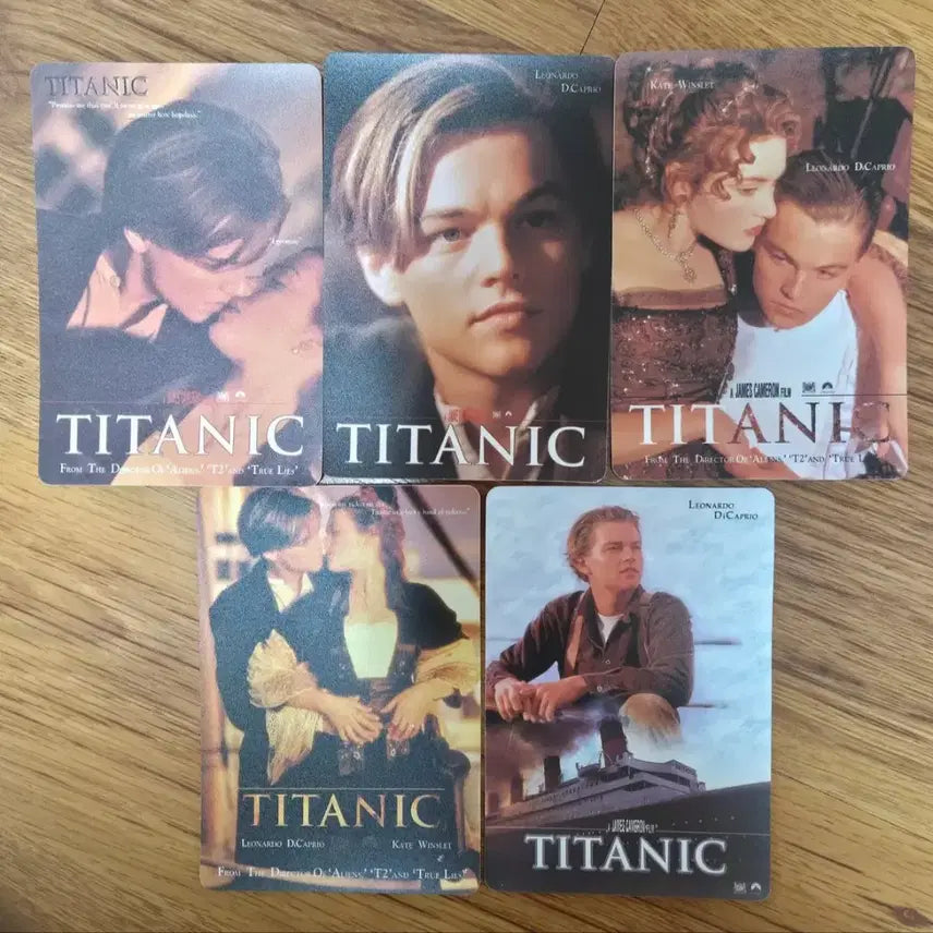 [BUNJANG] Titanic Movie Photocard Set / 영화 타이타닉 포토 카드 5장 세트
