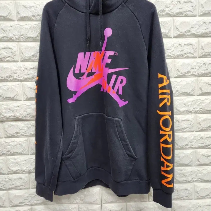 [BUNJANG] Nike Jordan Hoodie / 나이키조던 블랙 기모 후드티 95-100사이즈 k369