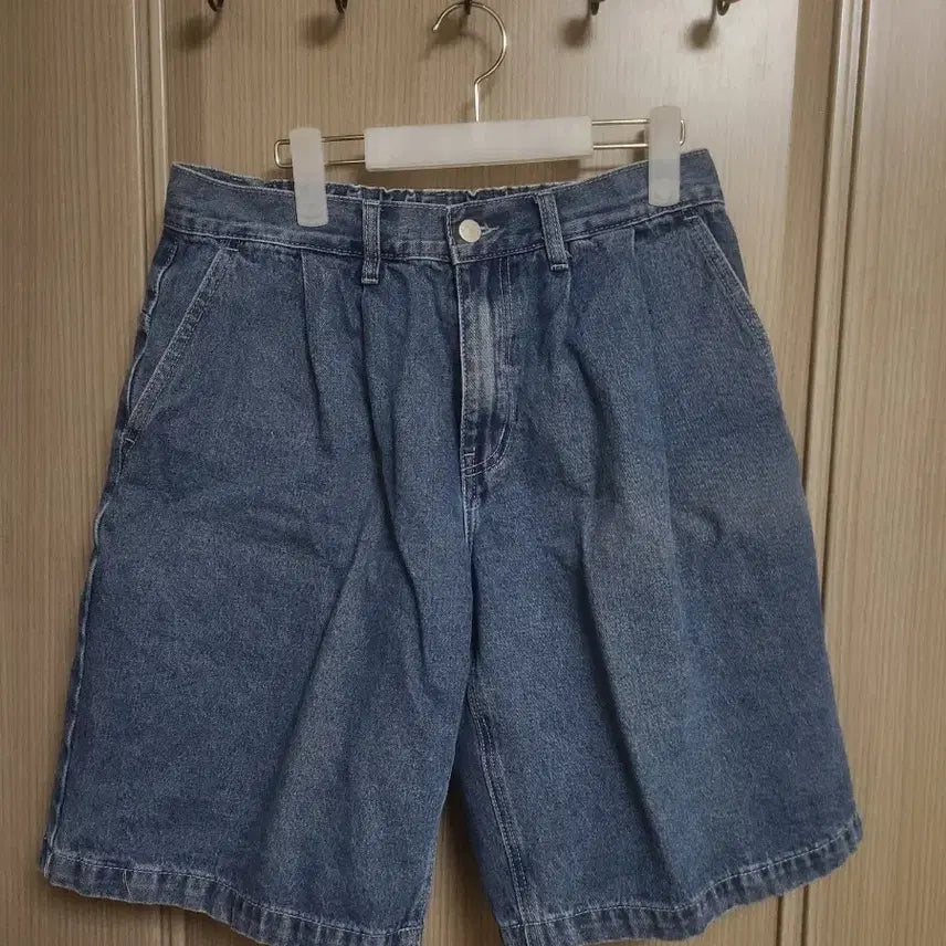 [SOLD OUT] 키뮤어 블루 데님 버뮤다 팬츠 반바지 l사이즈