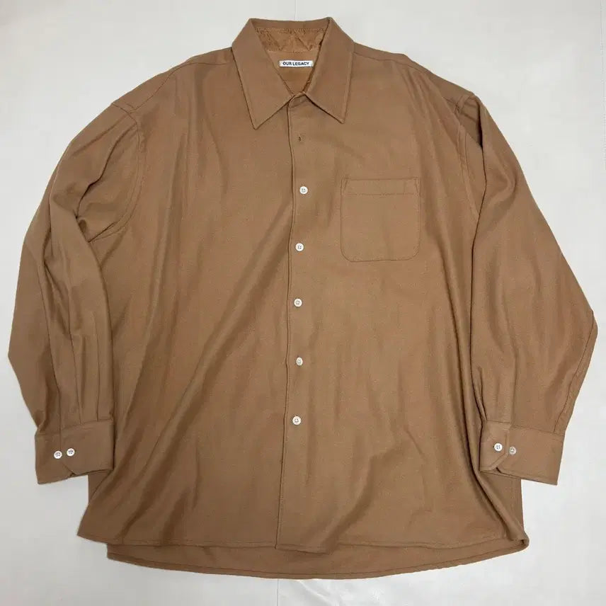 [BUNJANG] Our Legacy Borrowed Wool Camel Shirt 50 / 아워레가시 버로우드 울 카멜 셔츠 50