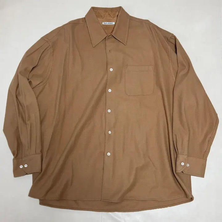 [BUNJANG] Our Legacy Borrowed Wool Camel Shirt 50 / 아워레가시 버로우드 울 카멜 셔츠 50