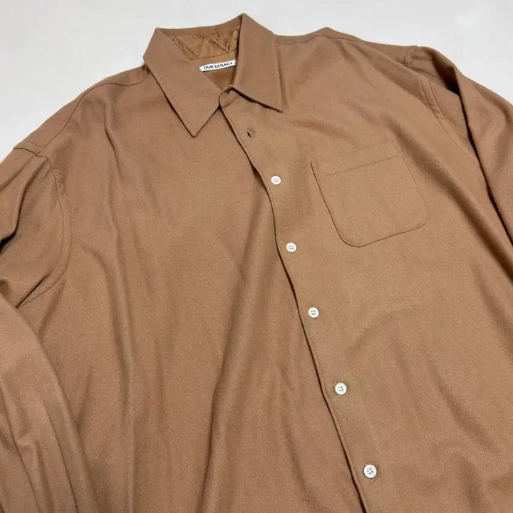 [BUNJANG] Our Legacy Borrowed Wool Camel Shirt 50 / 아워레가시 버로우드 울 카멜 셔츠 50
