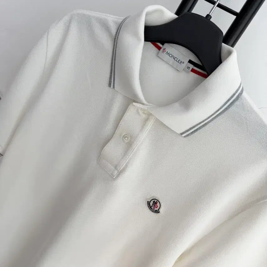 [BUNJANG] Moncler Pique Polo Shirt / 정품 몽클레르 Moncler 피케 카라 반팔 티셔츠