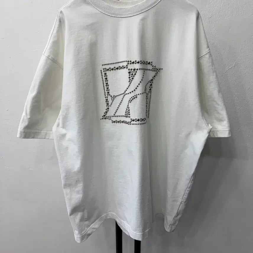 [BUNJANG] Welldone Oversized T-shirt (White) - S / 정품) 웰던 오버핏 반팔티 S