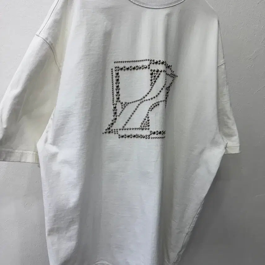 [BUNJANG] Welldone Oversized T-shirt (White) - S / 정품) 웰던 오버핏 반팔티 S