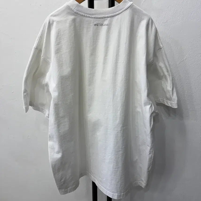 [BUNJANG] Welldone Oversized T-shirt (White) - S / 정품) 웰던 오버핏 반팔티 S