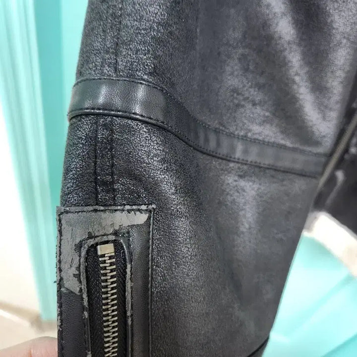 [BUNJANG] Project M Black Mustang Jacket / 프로젝트엠 무스탕 블랙 110