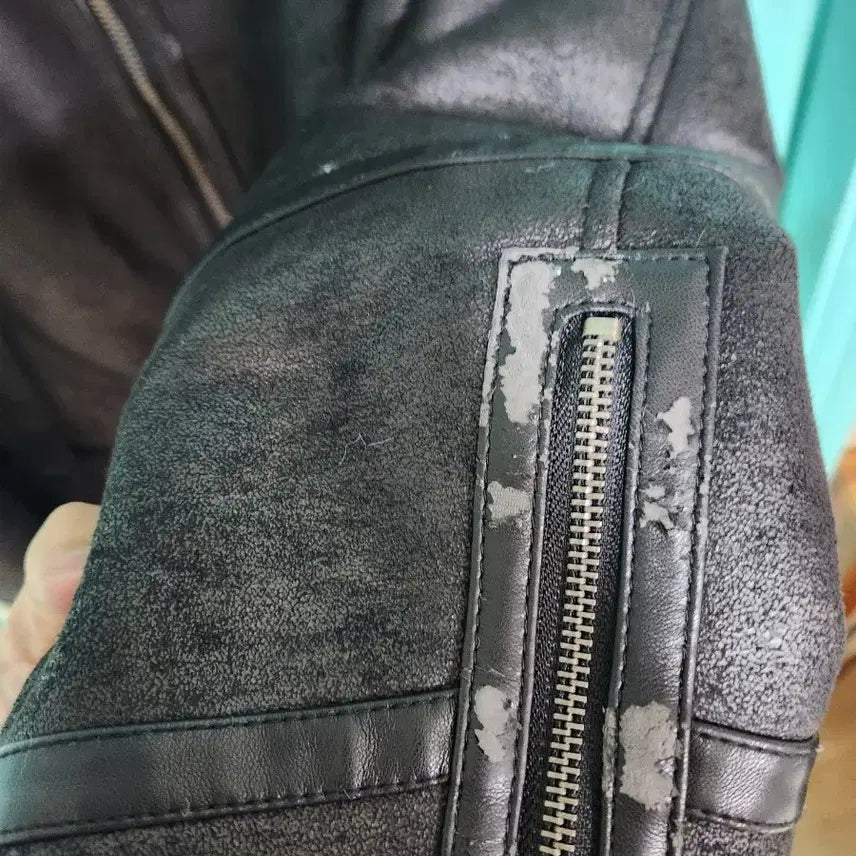 [BUNJANG] Project M Black Mustang Jacket / 프로젝트엠 무스탕 블랙 110