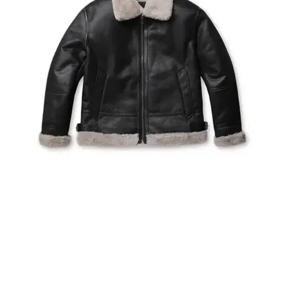 [BUNJANG] Project M Black Mustang Jacket / 프로젝트엠 무스탕 블랙 110