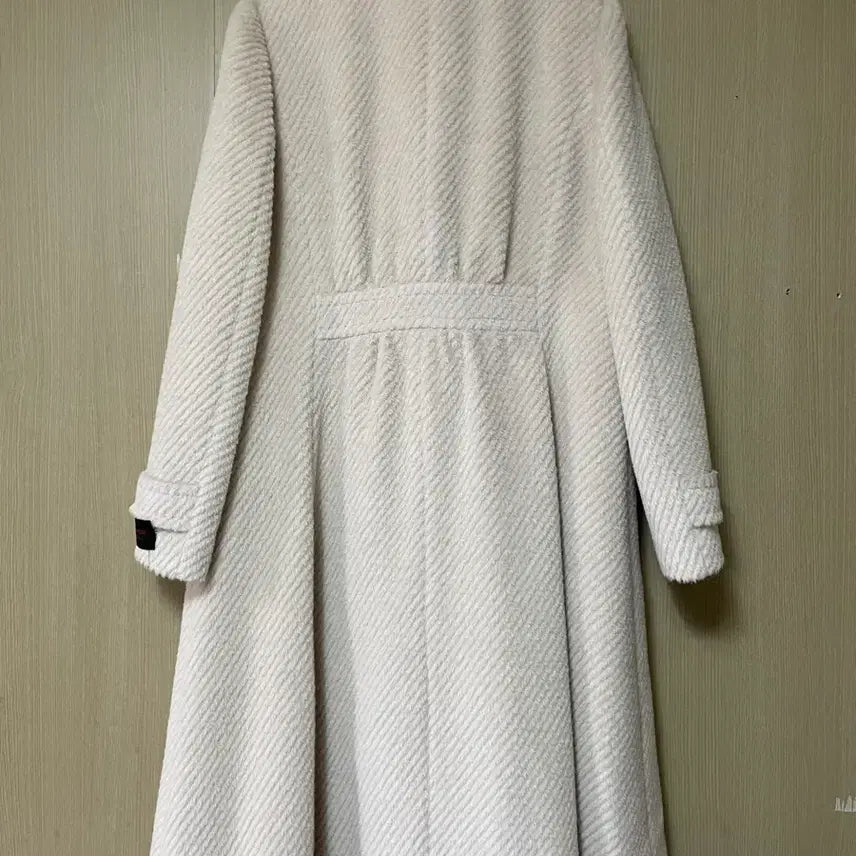 [BUNJANG] Chris Harper Ivory Suri Alpaca Wool Women's Coat / 크리스하퍼 아이보리 수리알파카/울 여성 코트
