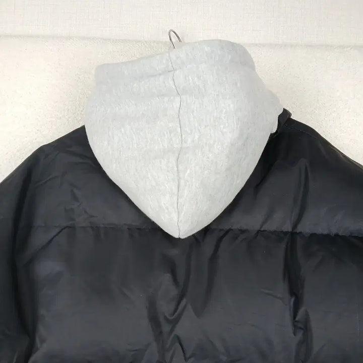 [BUNJANG] Hooded Long Padded Jacket (Black, Size 66) / 여성 후드 롱 패딩 블랙(66)