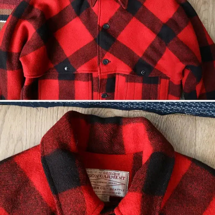 [BUNJANG] Filson Double Mackinaw Cruiser Jacket / 미국산 80-90S 미국산 filson 필슨 더블 메키노 크루저 자켓