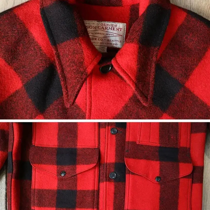 [BUNJANG] Filson Double Mackinaw Cruiser Jacket / 미국산 80-90S 미국산 filson 필슨 더블 메키노 크루저 자켓