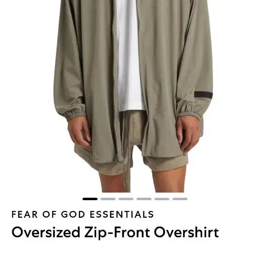 [BUNJANG] Fear of God Essentials Overshirt / 피어오브갓 에센셜 오버셔츠