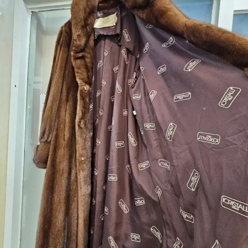 [BUNJANG] Mahogany Mink Coat / 이태리정품마호가니 플스킨롱 밍크코트