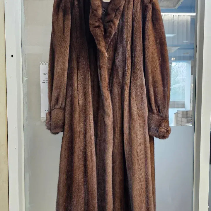 [BUNJANG] Mahogany Mink Coat / 이태리정품마호가니 플스킨롱 밍크코트