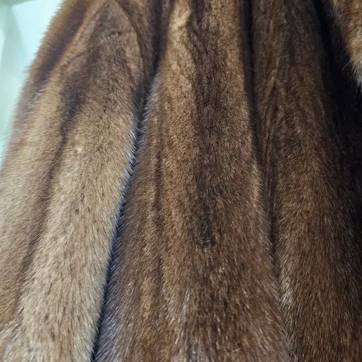 [BUNJANG] Mahogany Mink Coat / 이태리정품마호가니 플스킨롱 밍크코트