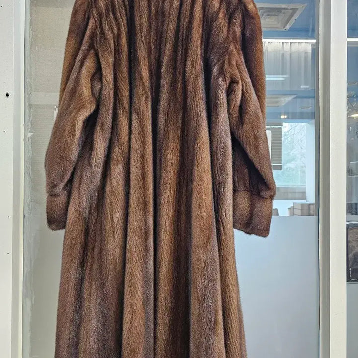 [BUNJANG] Mahogany Mink Coat / 이태리정품마호가니 플스킨롱 밍크코트