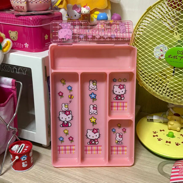 [BUNJANG] Kitty Vintage Pencil Case / 고전키티고전캐시 고전키티필통 고전키티보관함