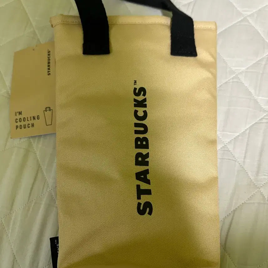 [BUNJANG] Starbucks Cooling Pouch Beige / 스타벅스 쿨링 파우치 베이지