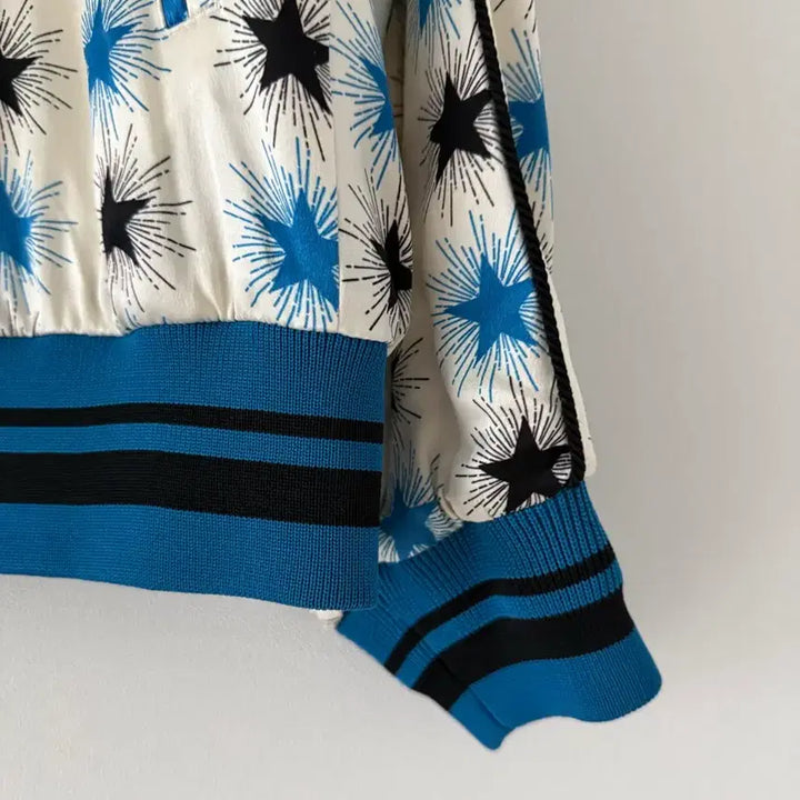 [BUNJANG] UNDERCOVER Star Print Silk Bomber Jacket / 언더커버 스타 프린트 실크 밤버 재킷