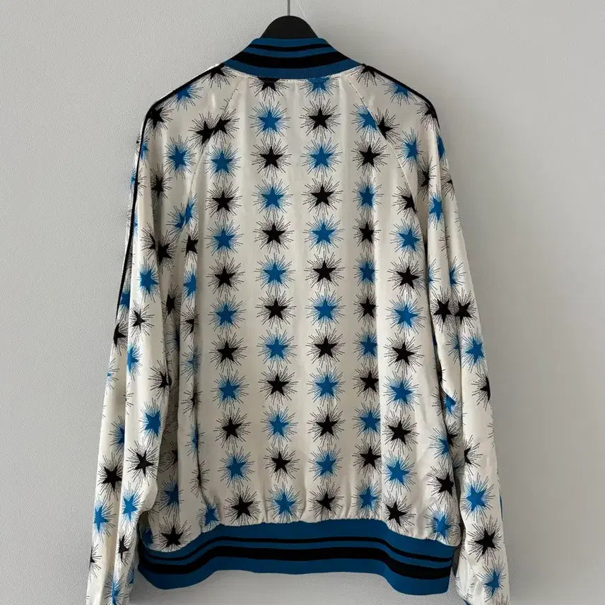 [BUNJANG] UNDERCOVER Star Print Silk Bomber Jacket / 언더커버 스타 프린트 실크 밤버 재킷