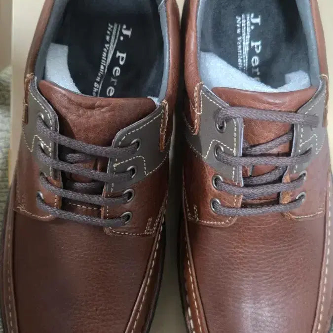 [BUNJANG] Brown Dress Shoes Size 255 / (새제품)남자 브라운 구두 사이즈255
