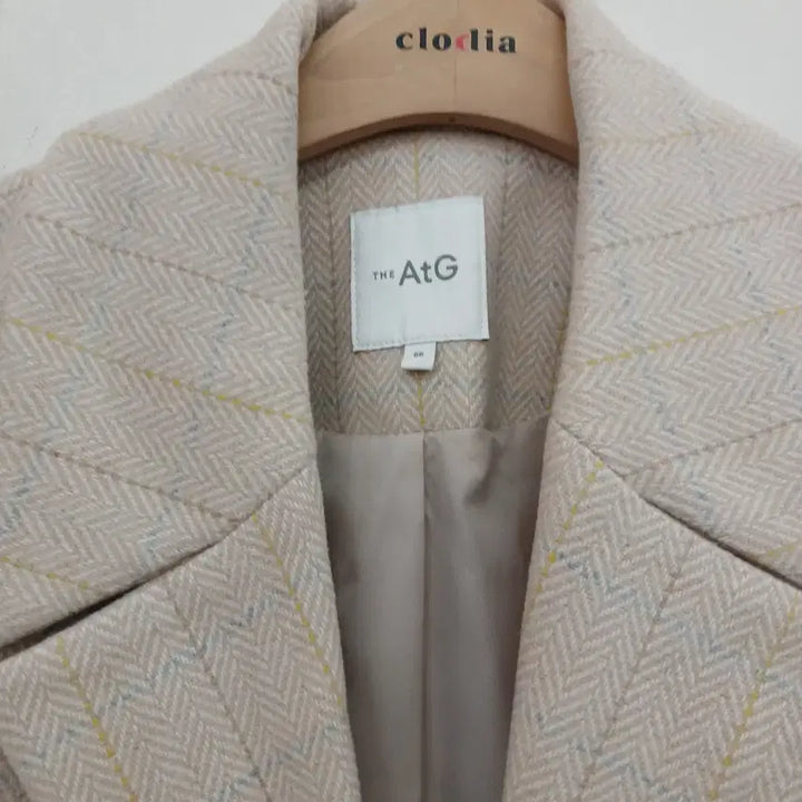 [BUNJANG] The Edge Herringbone Long Coat / 66사이즈 헤링본 롱코트 더 엣지