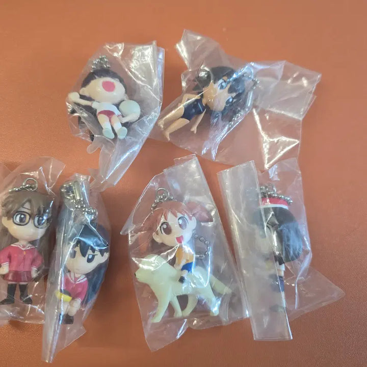 [BUNJANG] Azumanga Daioh Gacha Figure Keyring Set of 6 / 아즈망가대왕 가챠 피규어 키링 6종 미개봉 캡슐x