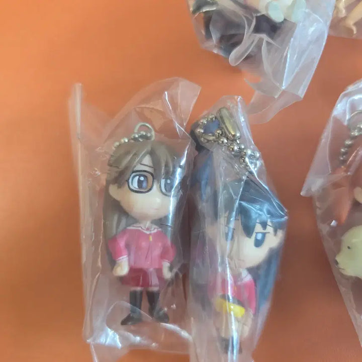 [BUNJANG] Azumanga Daioh Gacha Figure Keyring Set of 6 / 아즈망가대왕 가챠 피규어 키링 6종 미개봉 캡슐x