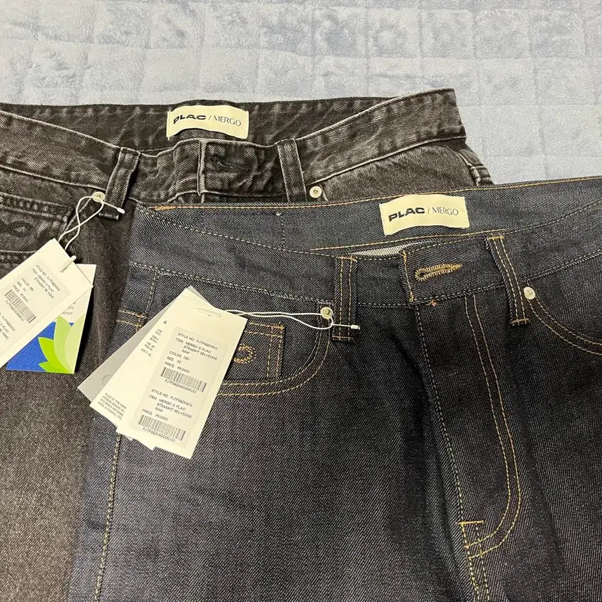 [BUNJANG] Plac X Mergo Denim Bundle Set / (2개합친가격)플랙X메르고 데님(인디고셀비지,블랙워시드, 33)