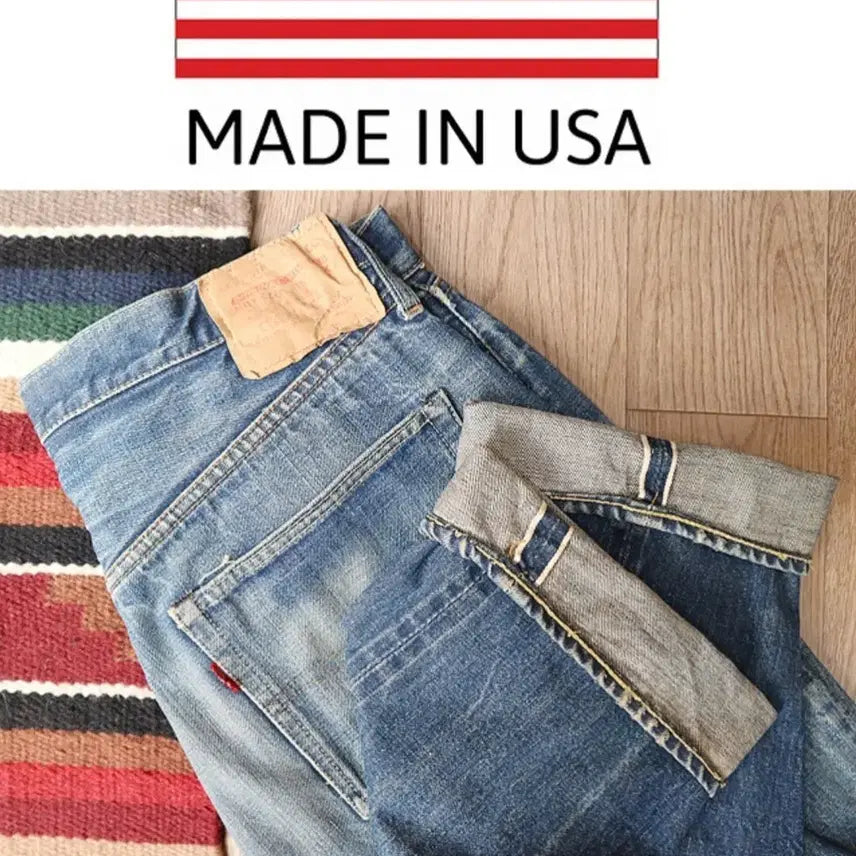 [BUNJANG] Levi's 501 Big E Selvedge Denim Jeans / 미국산 60S LEVIS 60년대 리바이스 501 빅E 셀비지 데님