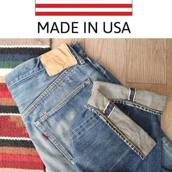 [BUNJANG] Levi's 501 Big E Selvedge Denim Jeans / 미국산 60S LEVIS 60년대 리바이스 501 빅E 셀비지 데님