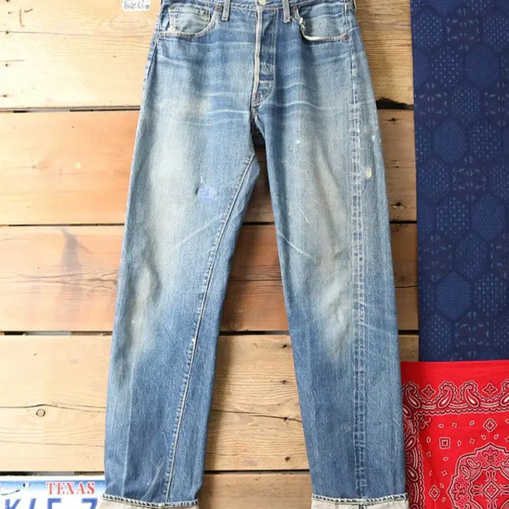 [BUNJANG] Levi's 501 Big E Selvedge Denim Jeans / 미국산 60S LEVIS 60년대 리바이스 501 빅E 셀비지 데님