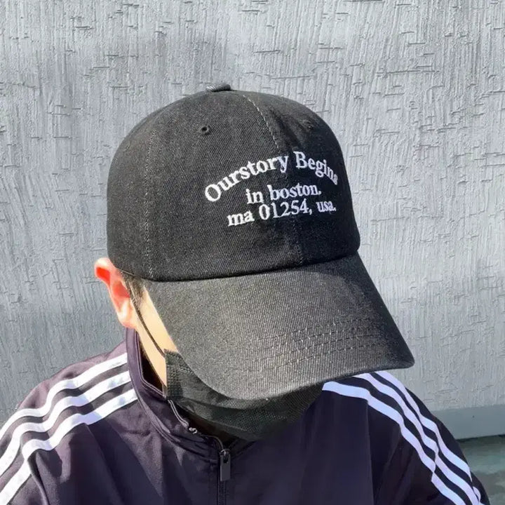 [BUNJANG] Big Size Denim Boston Ball Cap Hat Unisex / 빅사이즈 데님 보스턴 볼캡 모자 대두모자 남여공용